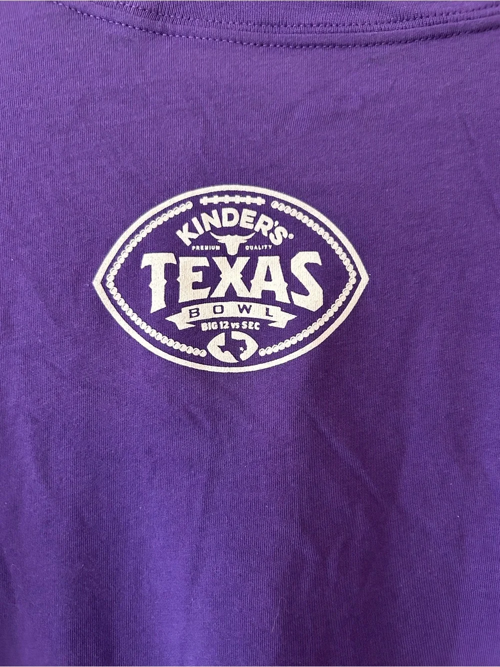 Nike Purple LSU Tigers Long Sleeve Team Tee with Yellow Logo